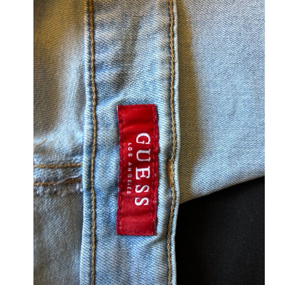 Guess distressed high rise skinny jeans - Picture 3 of 4